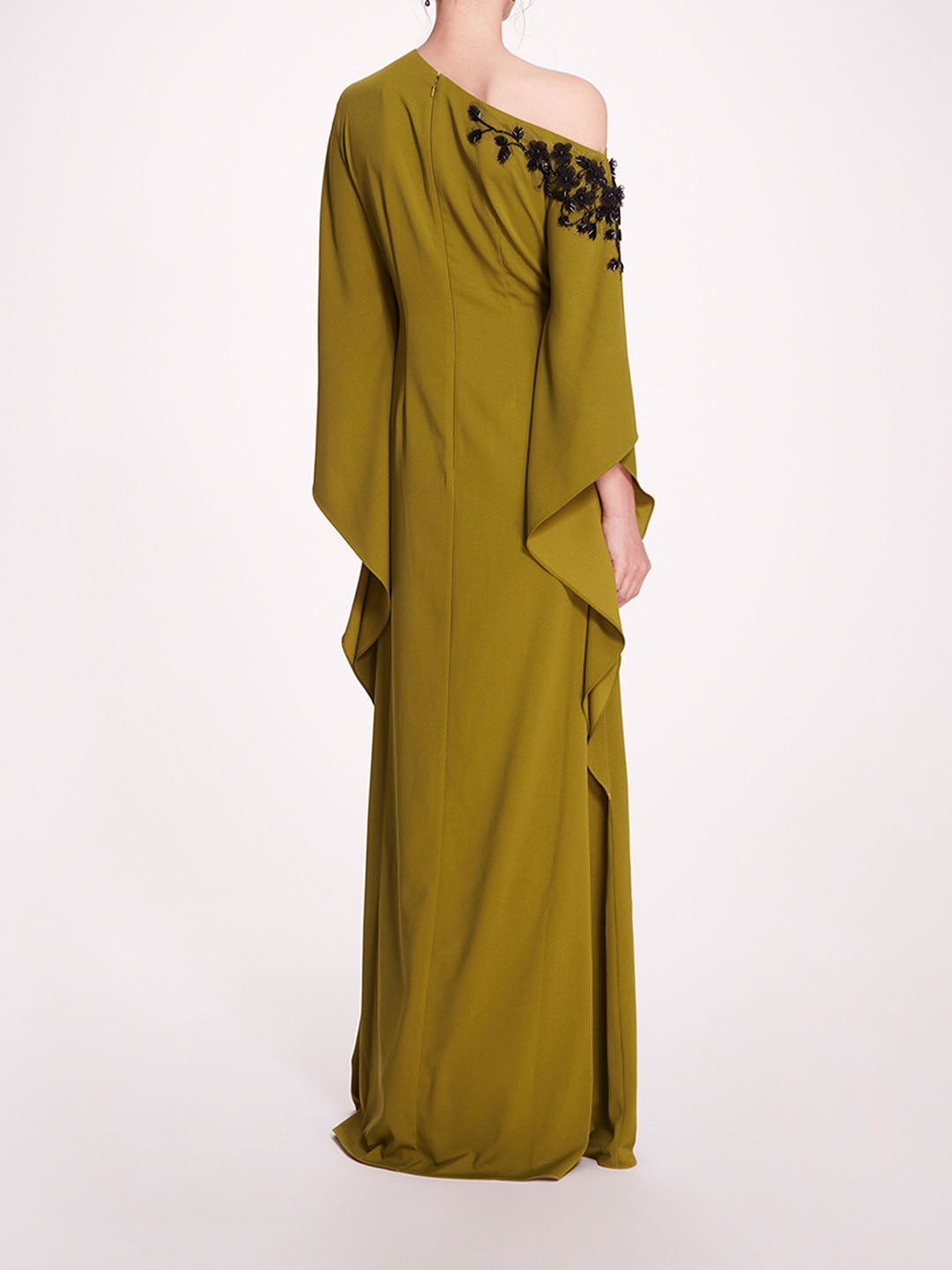 EMBROIDERED DRAPED KAFTAN - 2