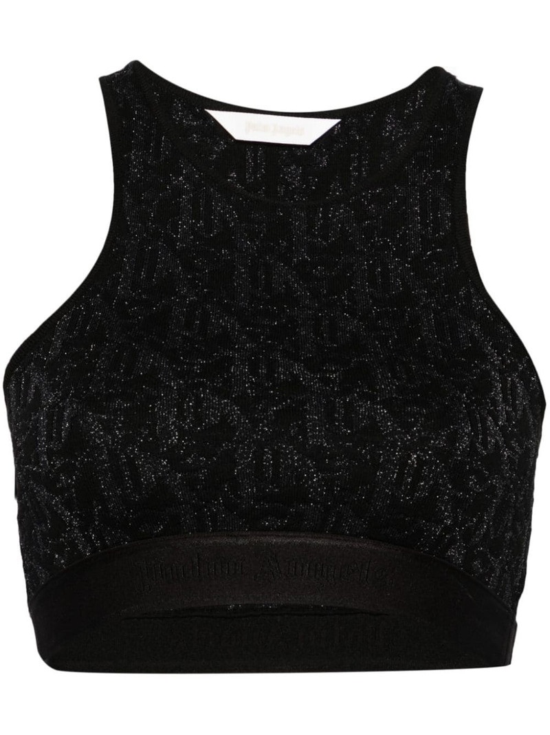 monogram-jacquard 작물 정상 1