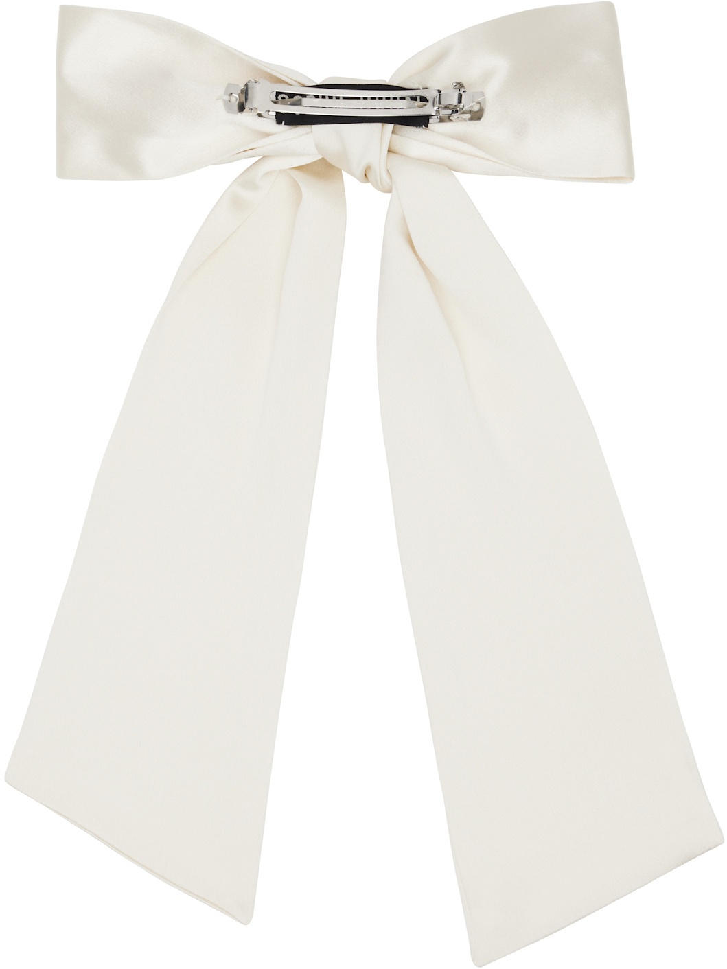 Off-White Oversized Bow Hair Clip - 2