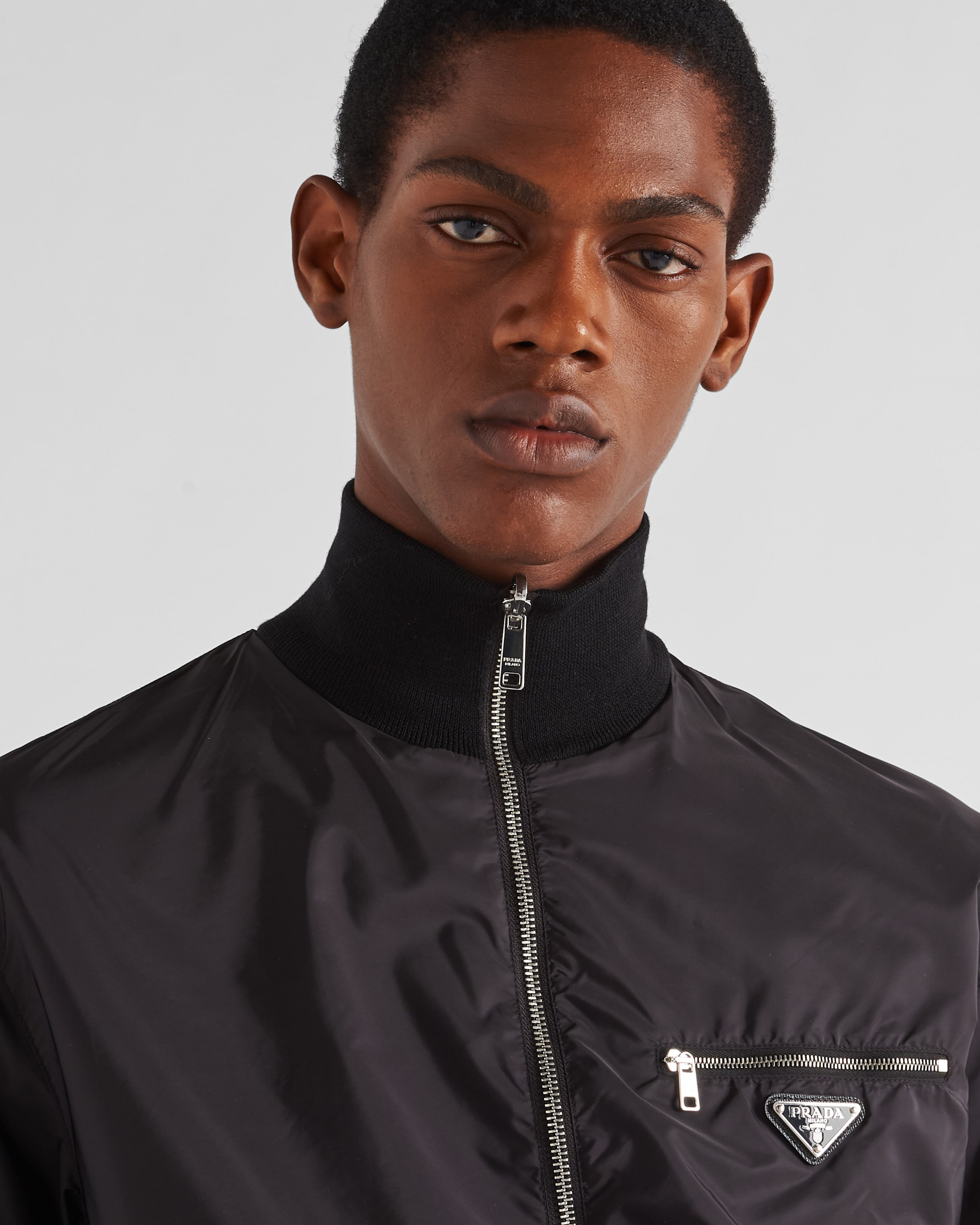 Reversible wool and Re-Nylon jacket - 3