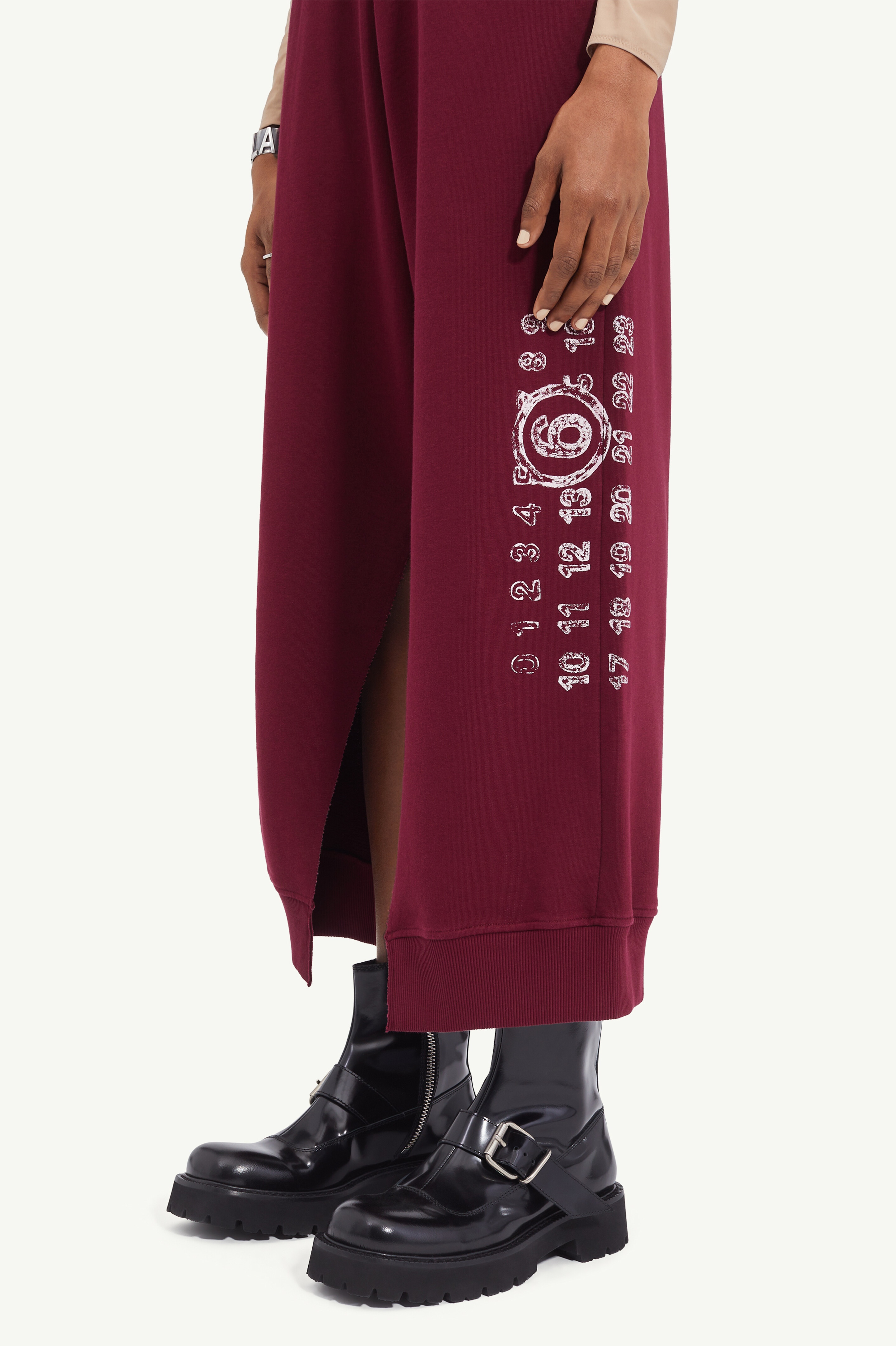 Slit hem track pants - 5