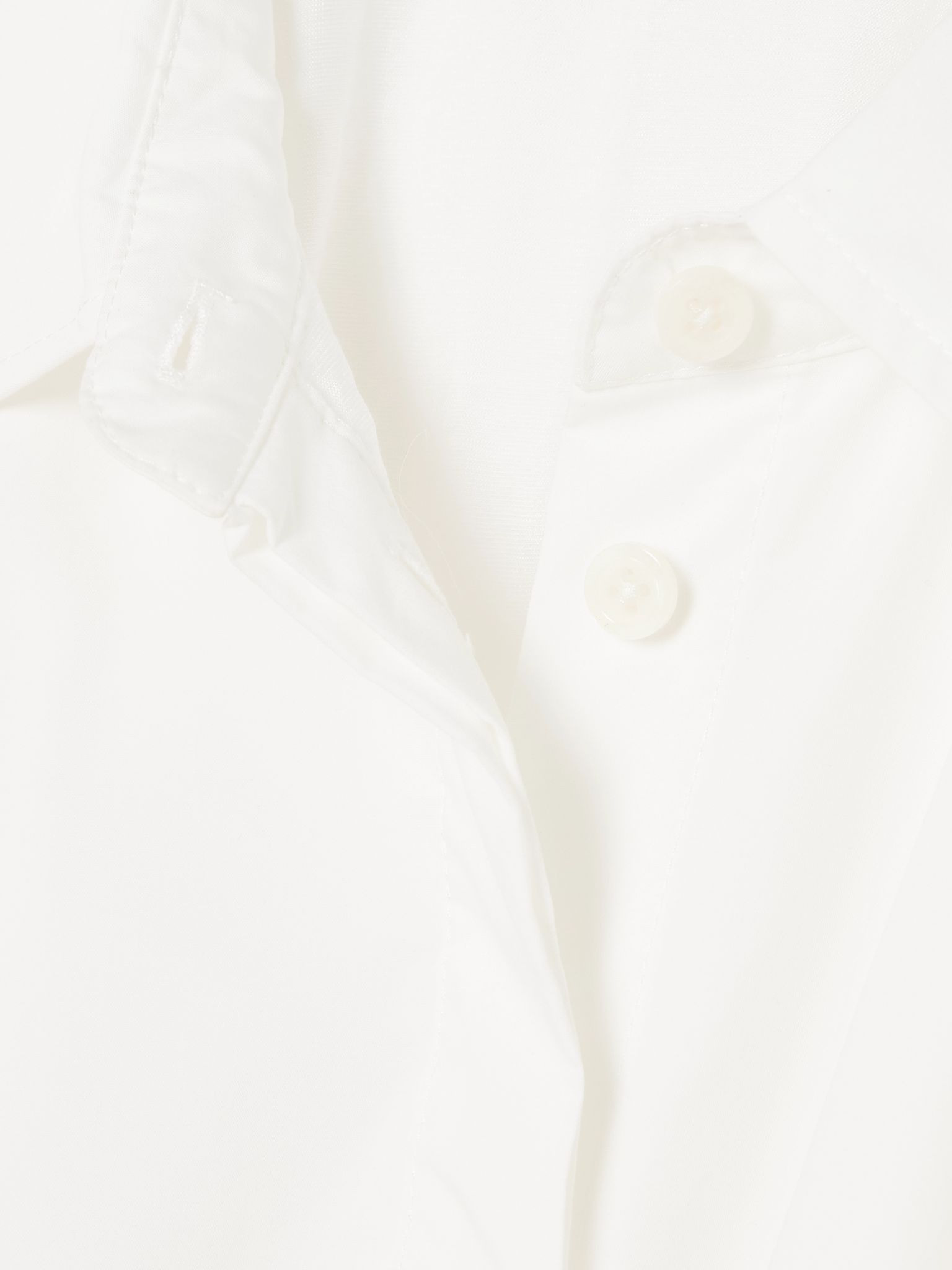 Jazz pleated cotton-blend poplin midi shirt dress White - 4