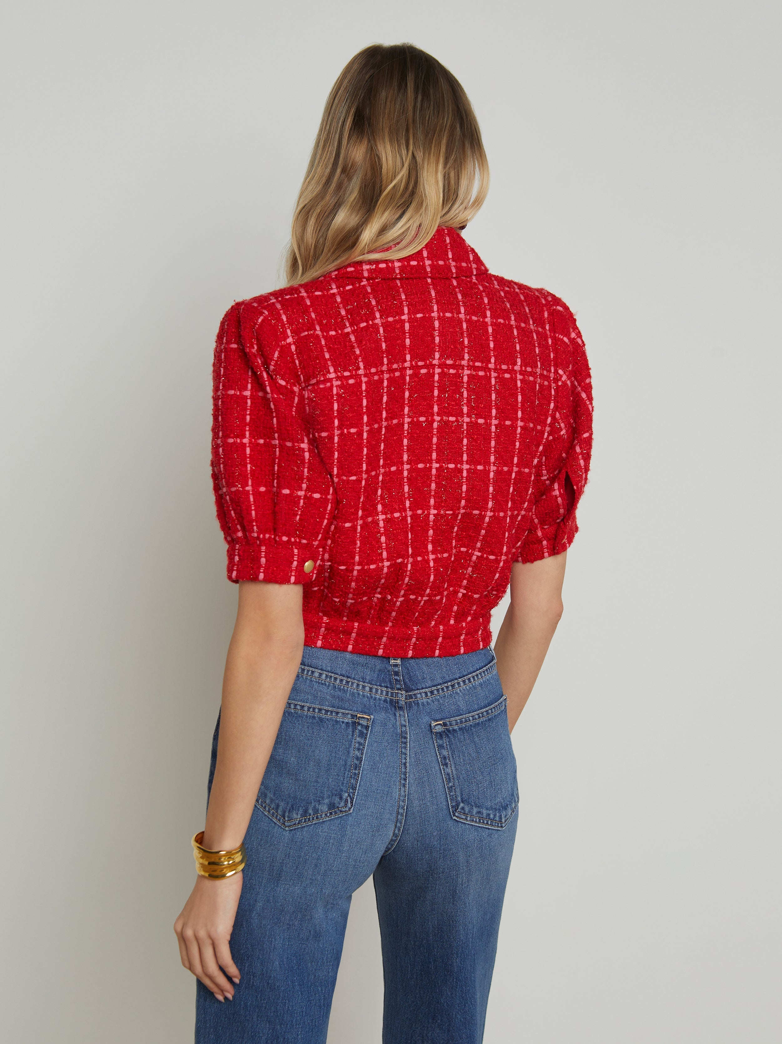 Cove Cropped Tweed Jacket - 5
