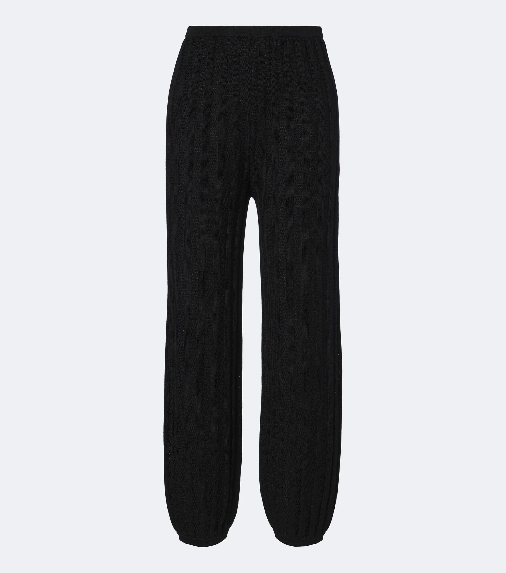 Longitude knitted cotton-blend balloon pants - 1