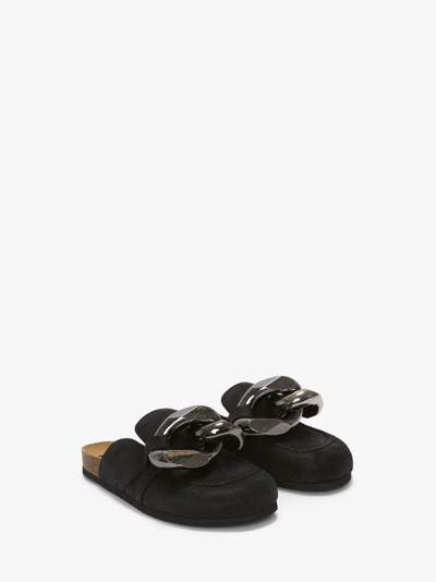JW Anderson CHAIN LOAFER LEATHER MULES outlook