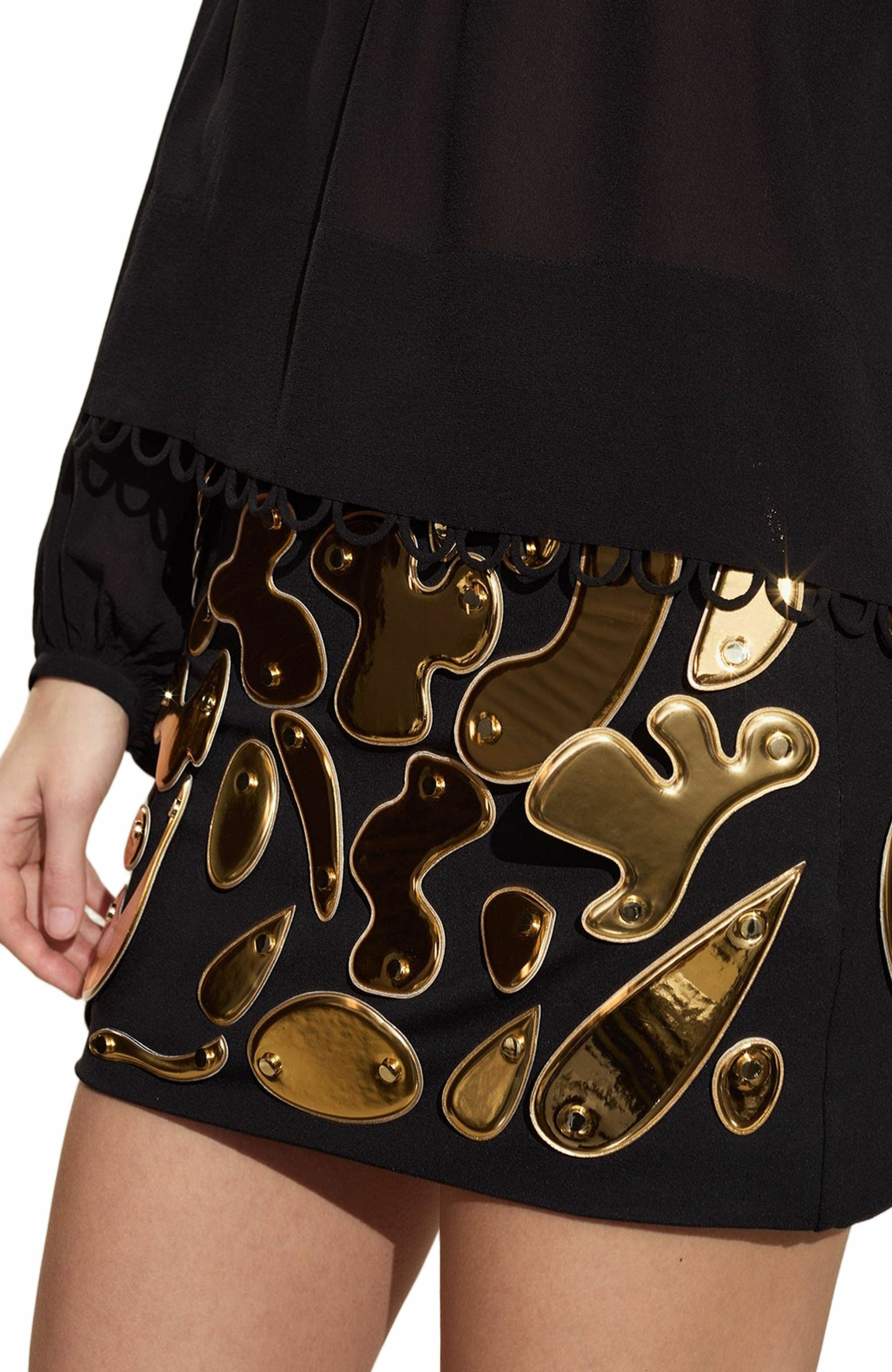 Cynthia Rowley Calypso Mini Skirt in Black at Nordstrom - 7