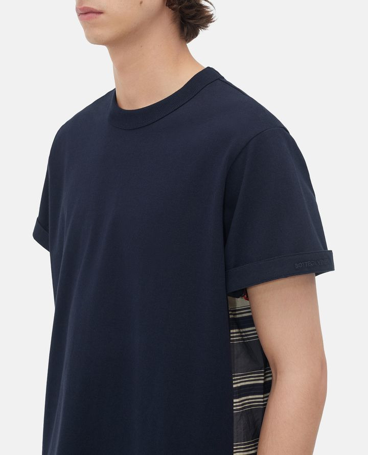 Bottega Veneta Men Silk And Cotton T-Shirt - 4
