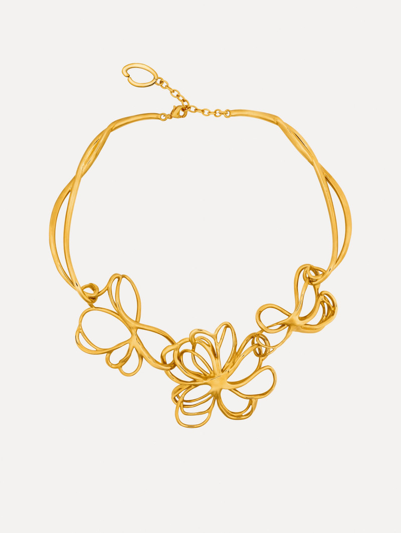 THREADED FLOWER NECKLACE 1