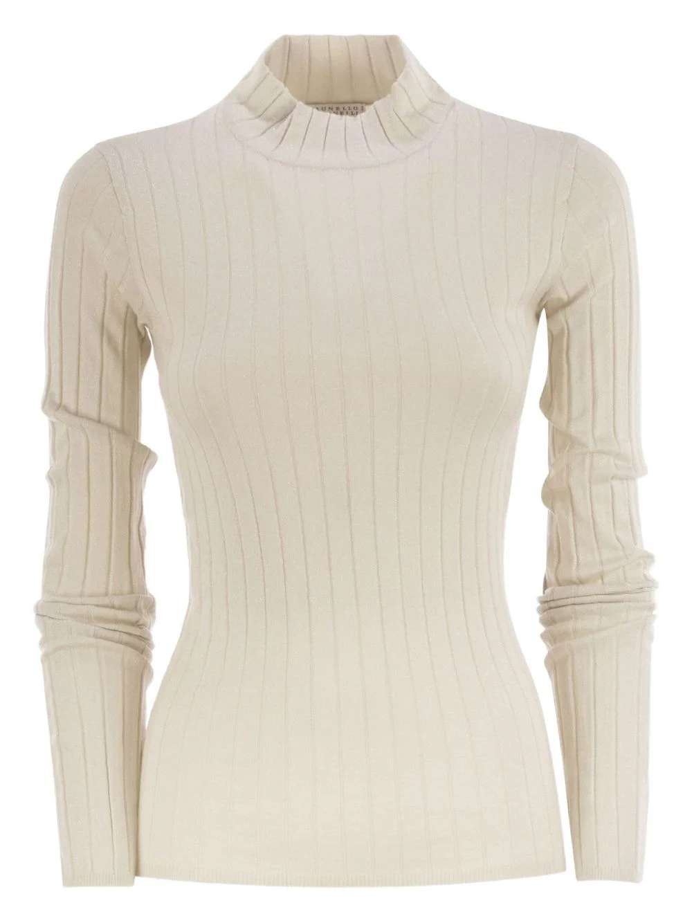 ribbed high-neck sweater - 1