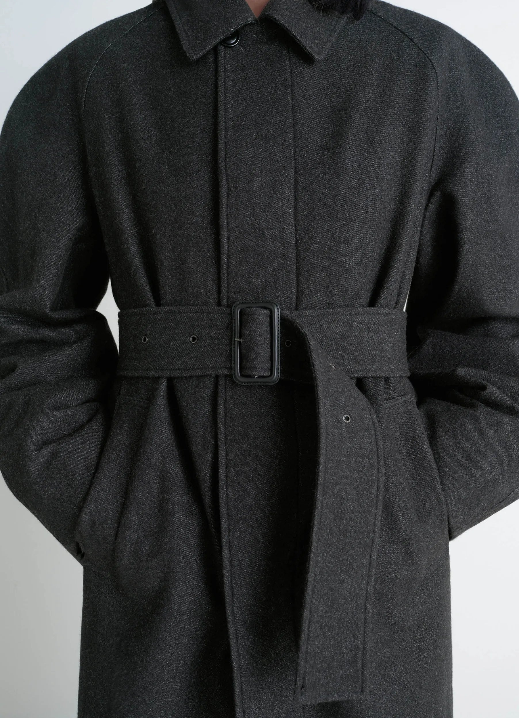 RAGLAN SLEEVE COAT - 4