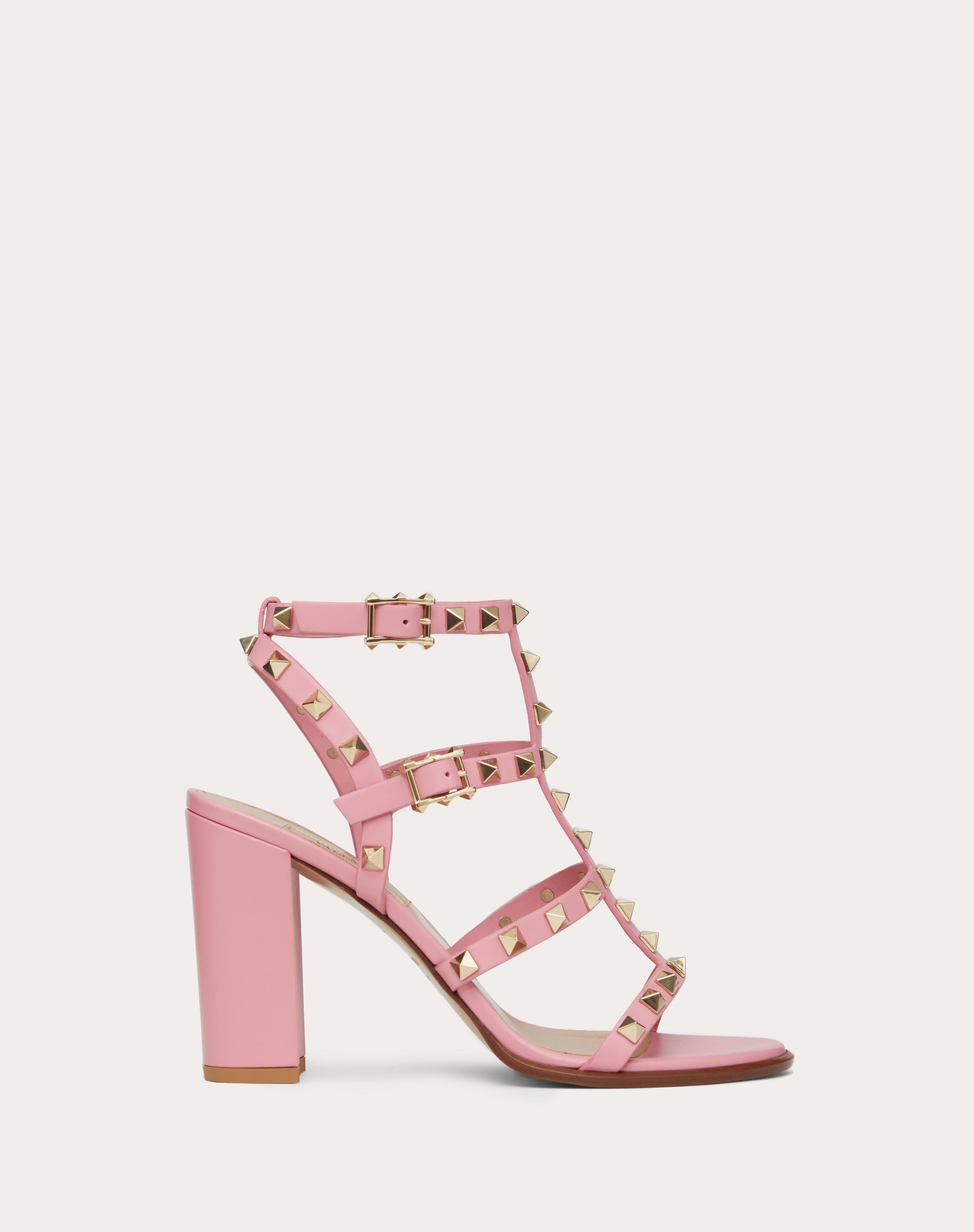 ROCKSTUD ANKLE STRAP SANDAL 90 MM - 1