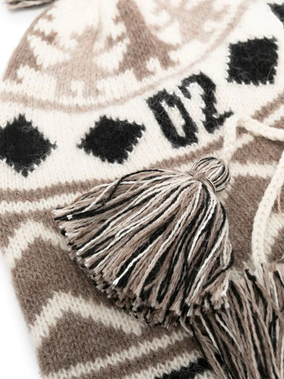 DSQUARED2 pompom-embellished beanie outlook