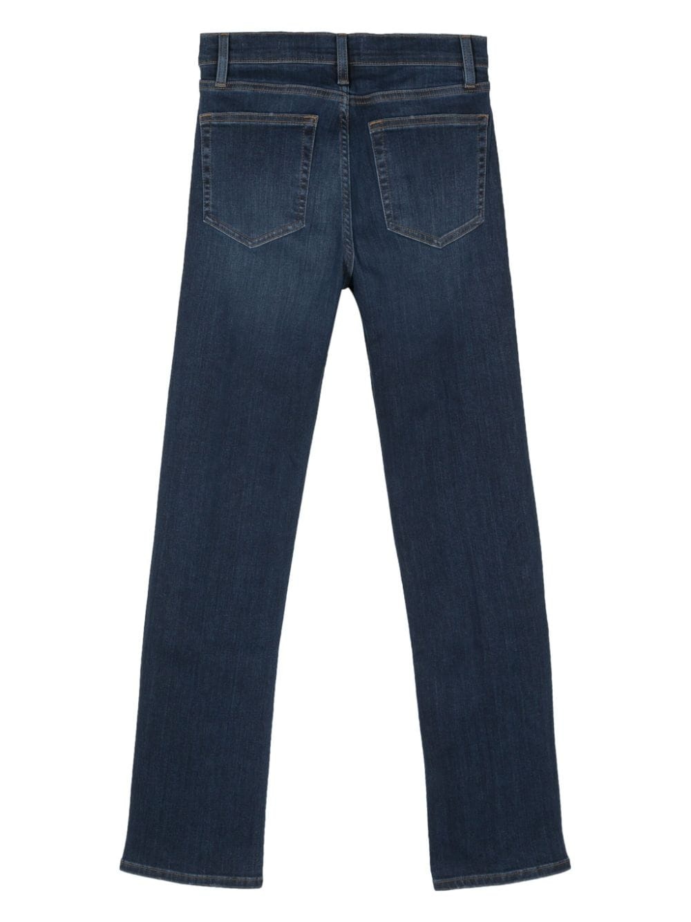 whiskering-effect straight-leg jeans - 2