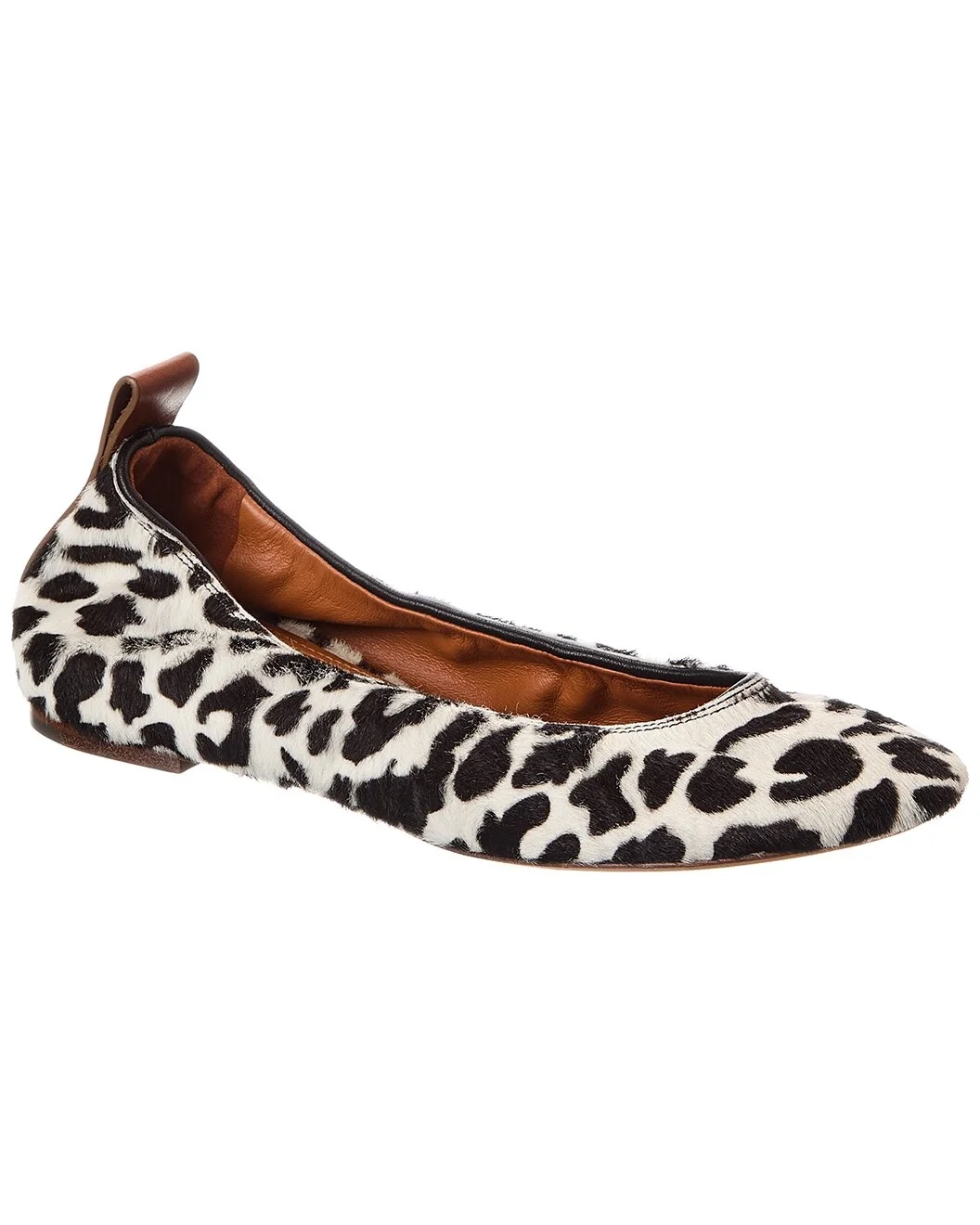 LANVIN Avec Haircalf Ballerina Flat - 1