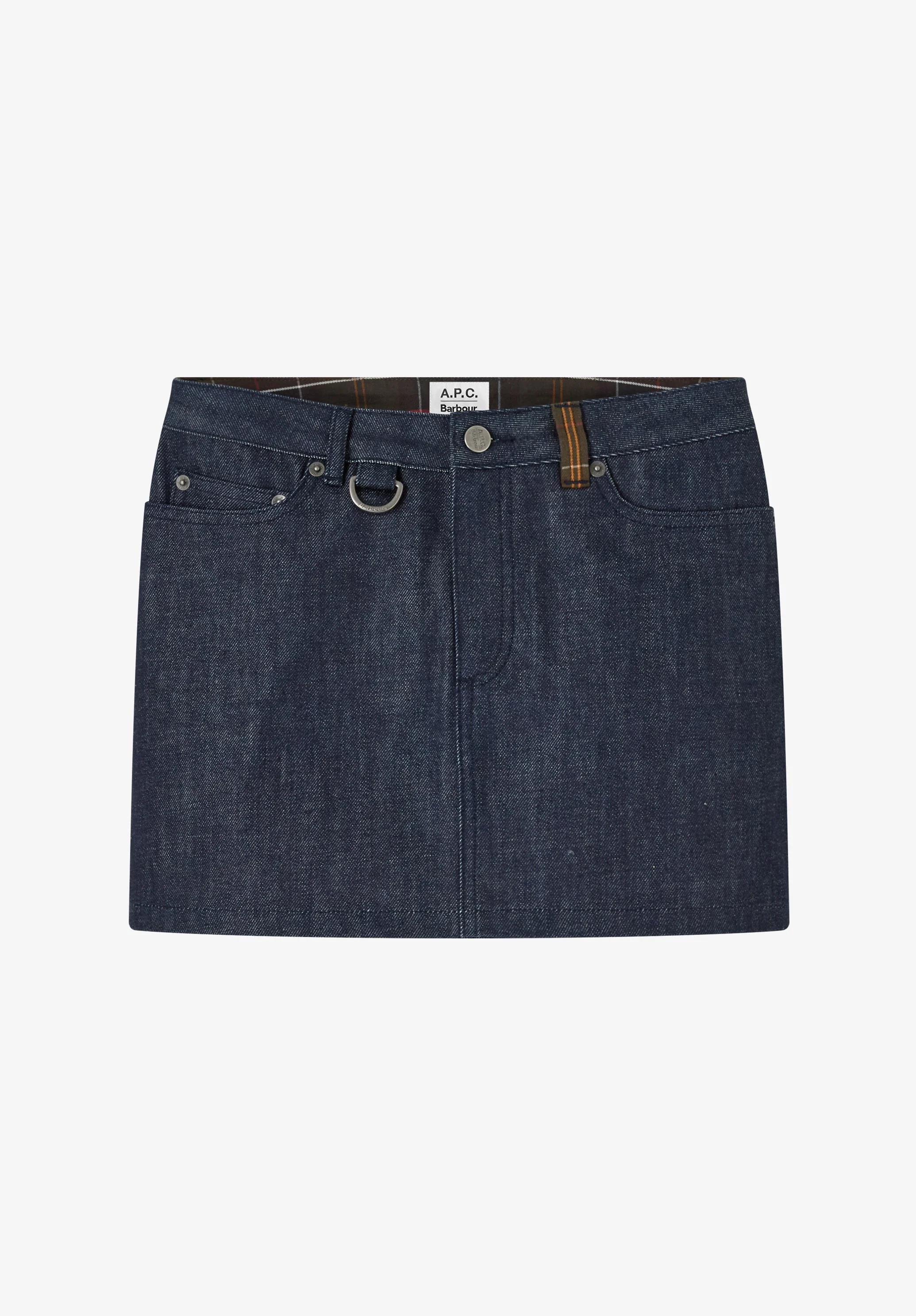 DENIM MINI-SKIRT A.P.C X BARBOUR - 1