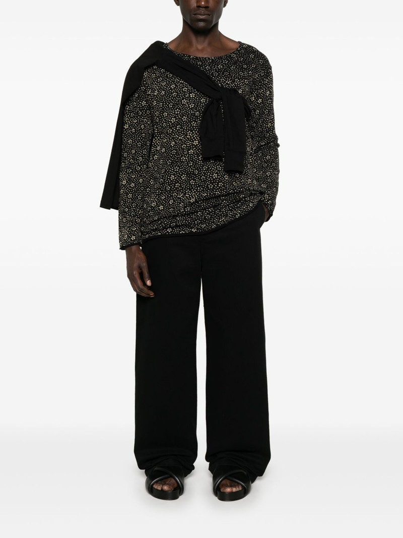 Yohji Yamamoto floral-print T-shirt outlook