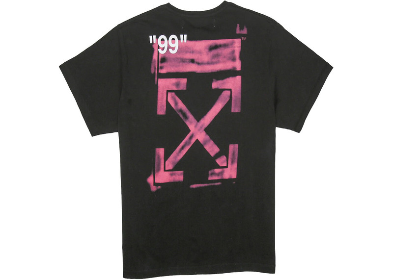 Off-White OFF-WHITE Diag Stencil T-Shirt Black outlook