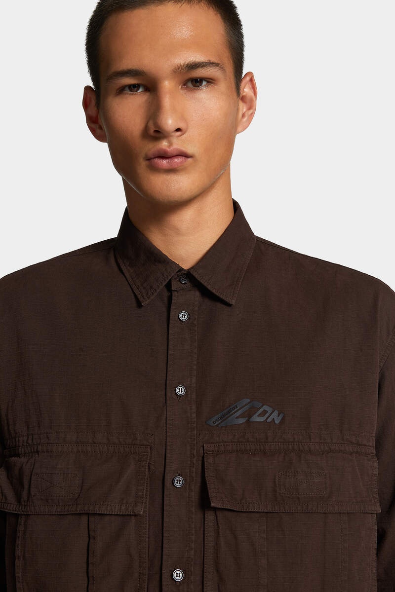 ICON NEW GENERATION RIPSTOP CROPPED SHIRT - 5