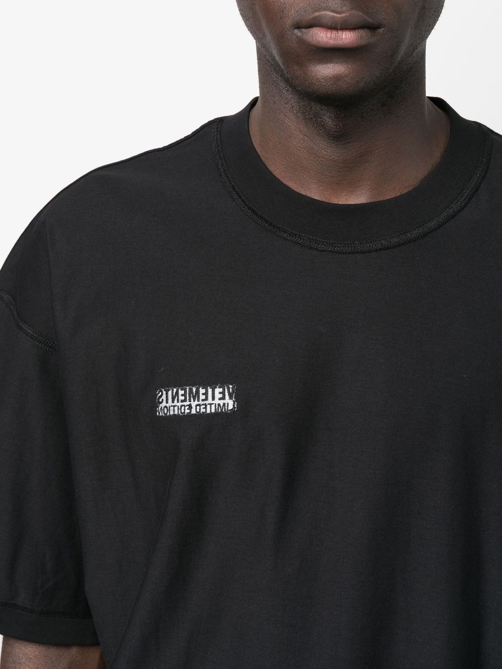 inside-out cotton T-shirt - 5