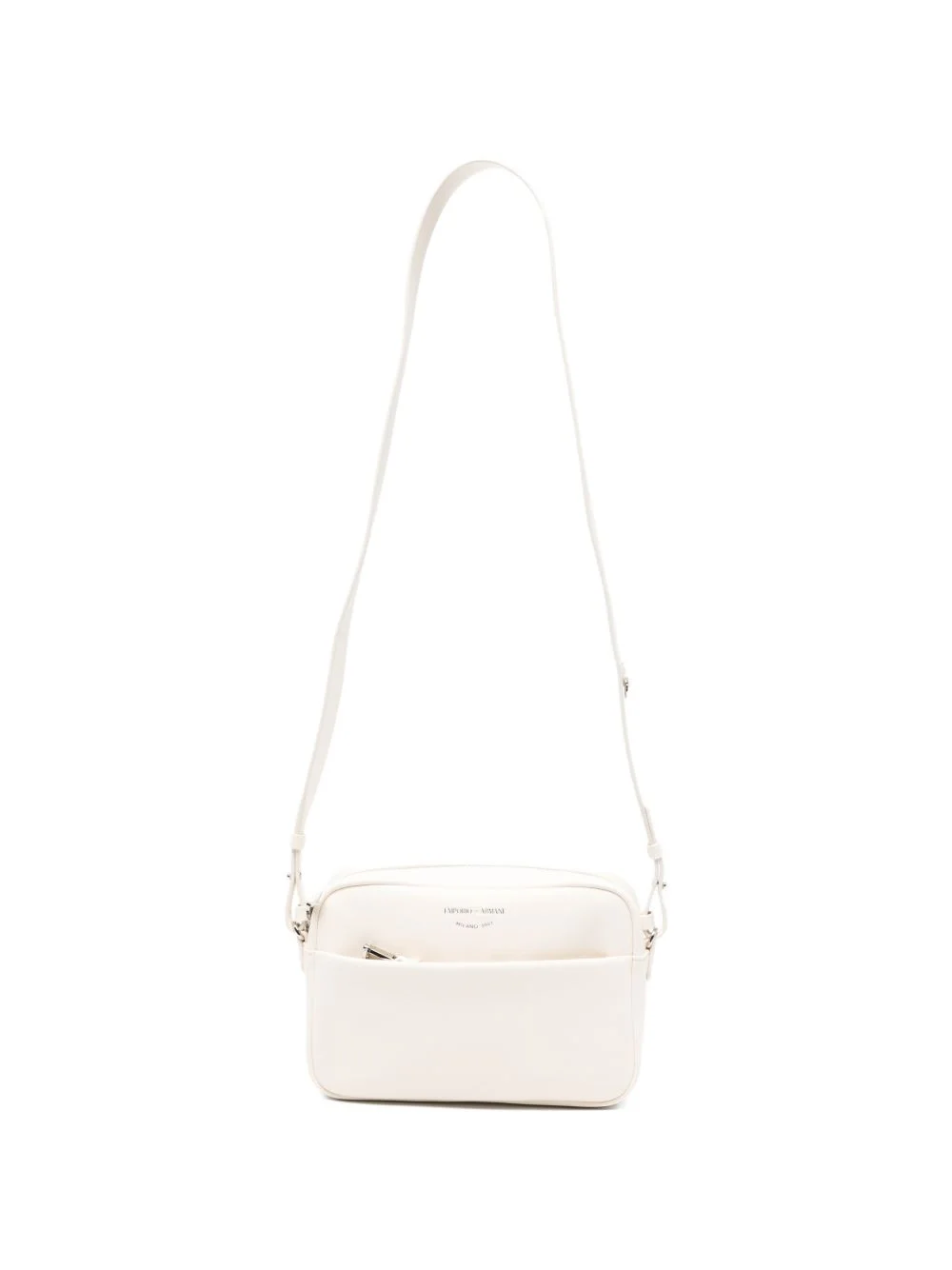 logo-detail leather crossbody bag - 1
