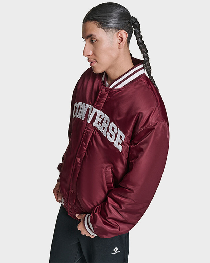 Embroidered Varsity Bomber Jacket 3