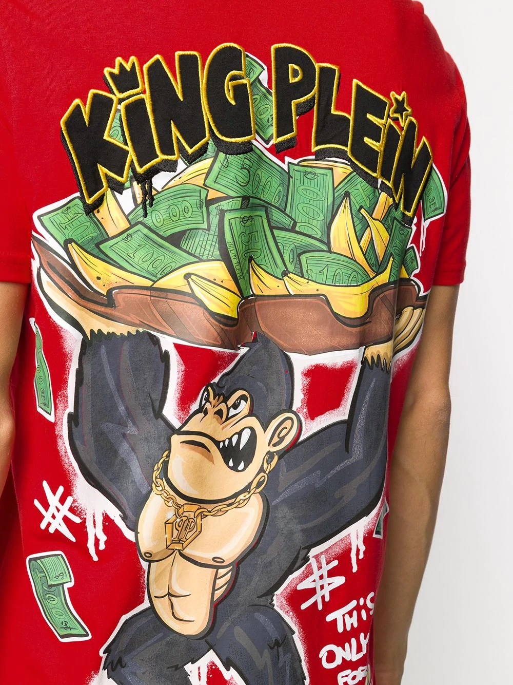 King Plein-print cotton T-shirt - 5