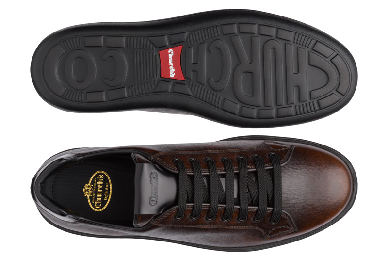 Boland plus 2
St James Leather Classic Sneaker Brandy/black 3