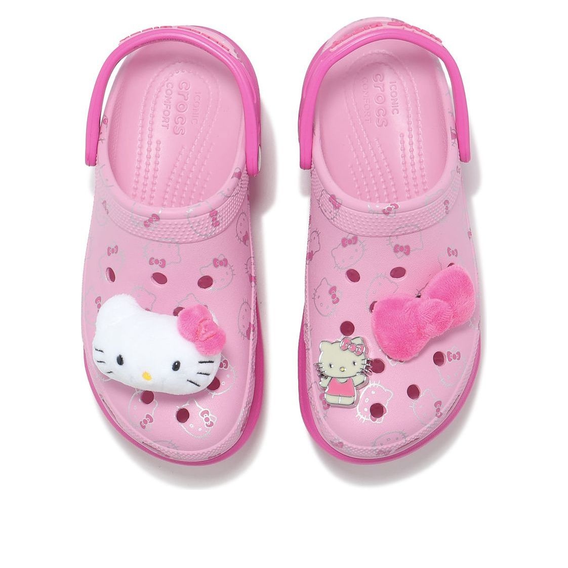 (WMNS) Crocs x Hello Kitty Classic Bae Clog 'Pink' 211199-90H - 3