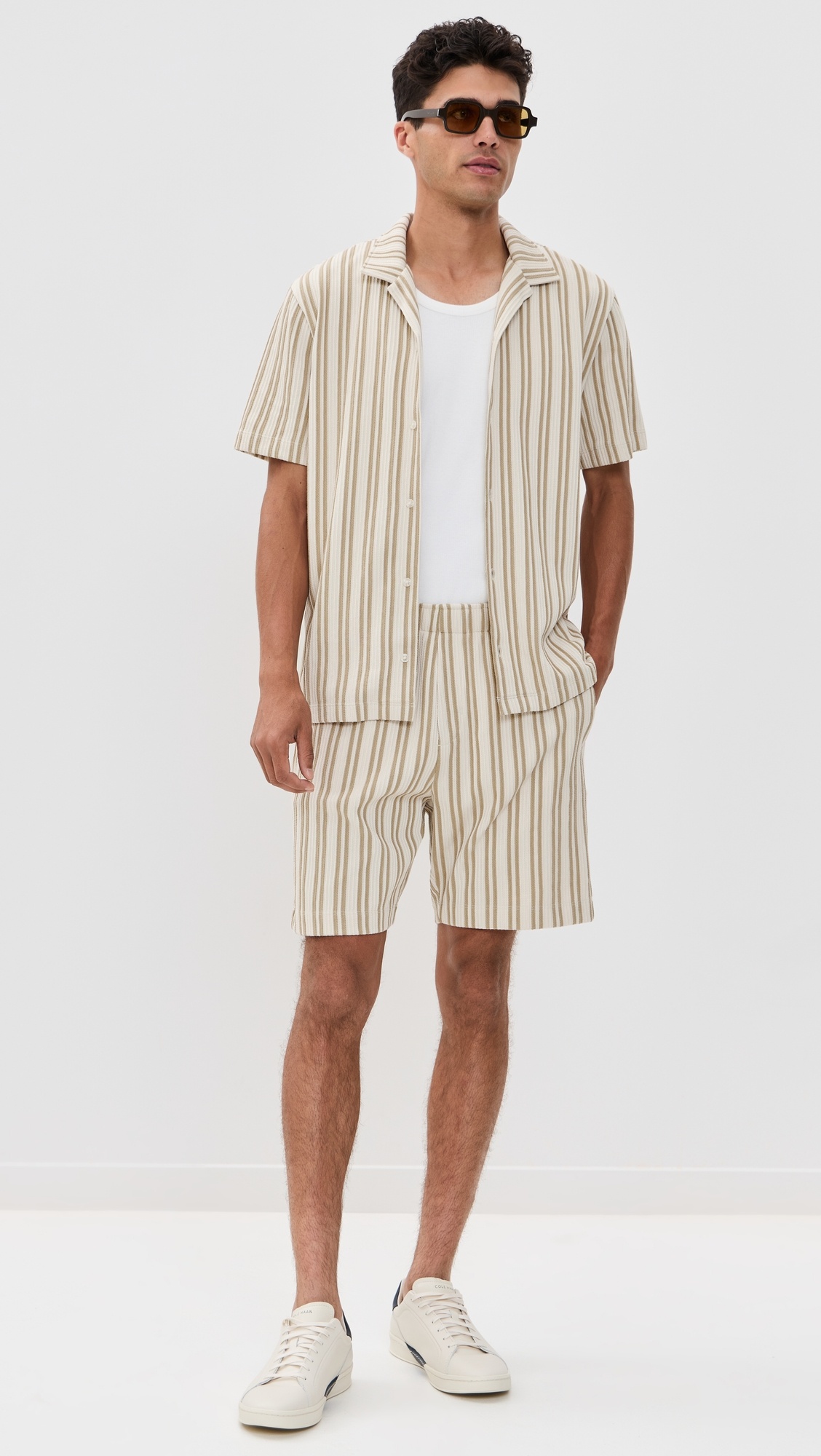 Jacquard Stripe Shorts - 4