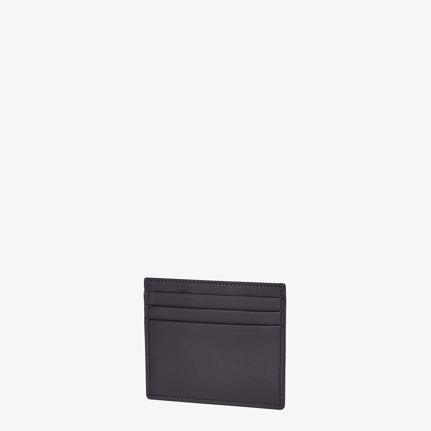 Black nappa leather card holder - 2