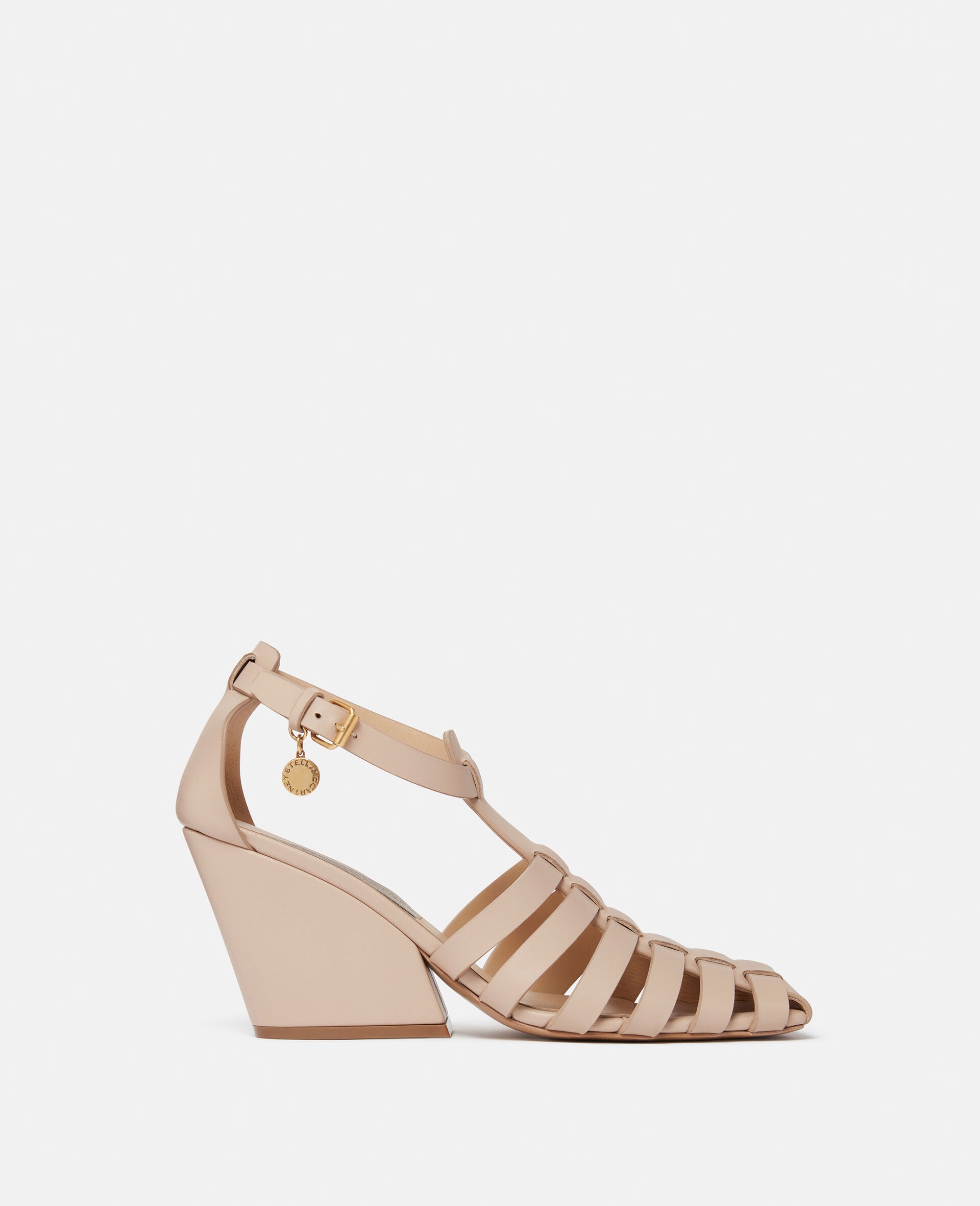 Stella McCartney Cowboy T-Bar Heeled Sandals | REVERSIBLE