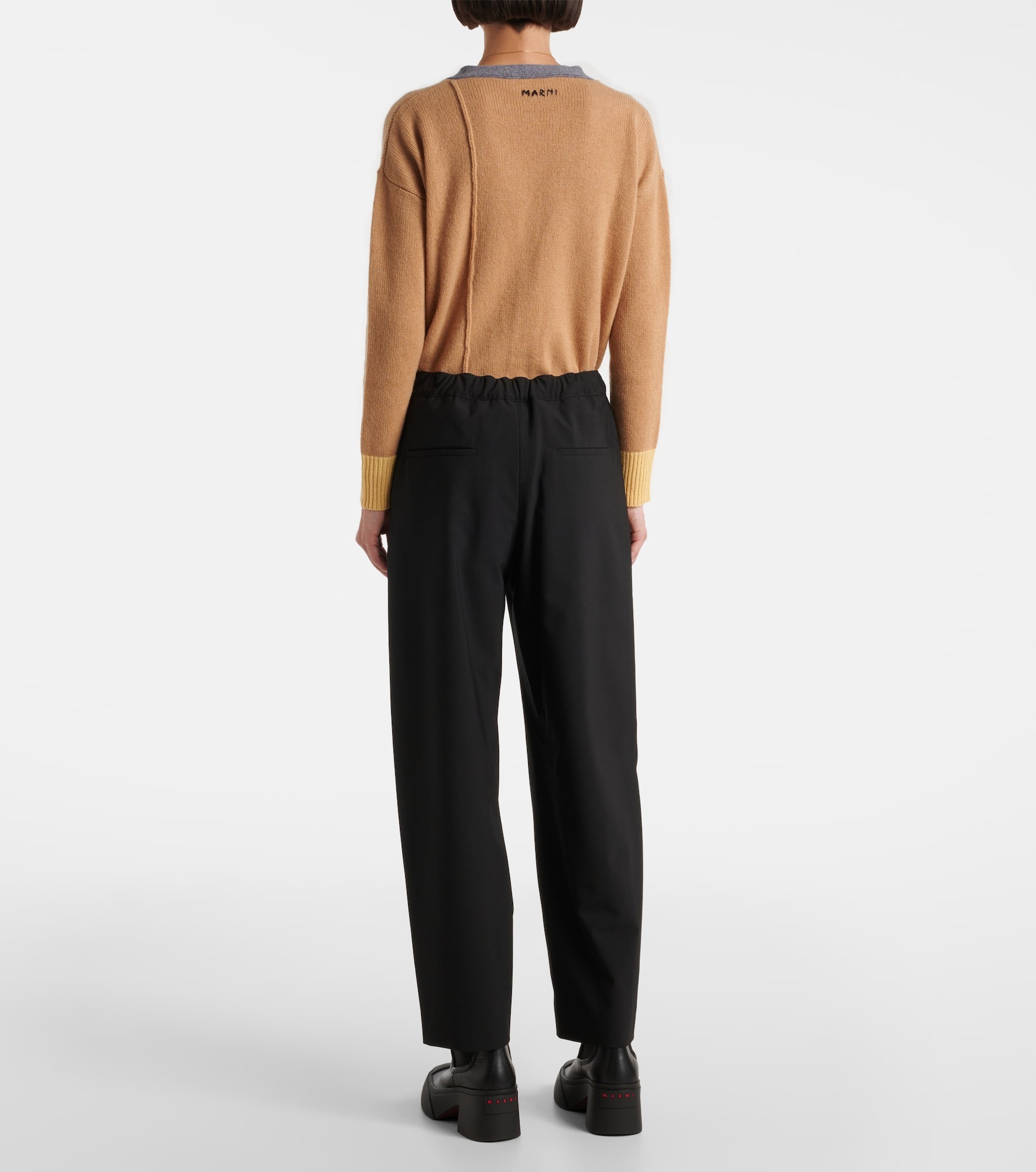 High-rise tapered pants - 3