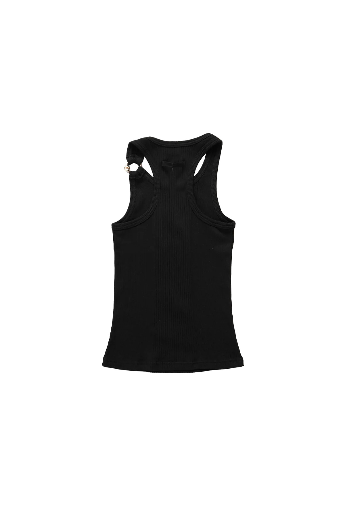 Jean Paul Gaultier 'The Piercing' Detail Tank Top Black - 2