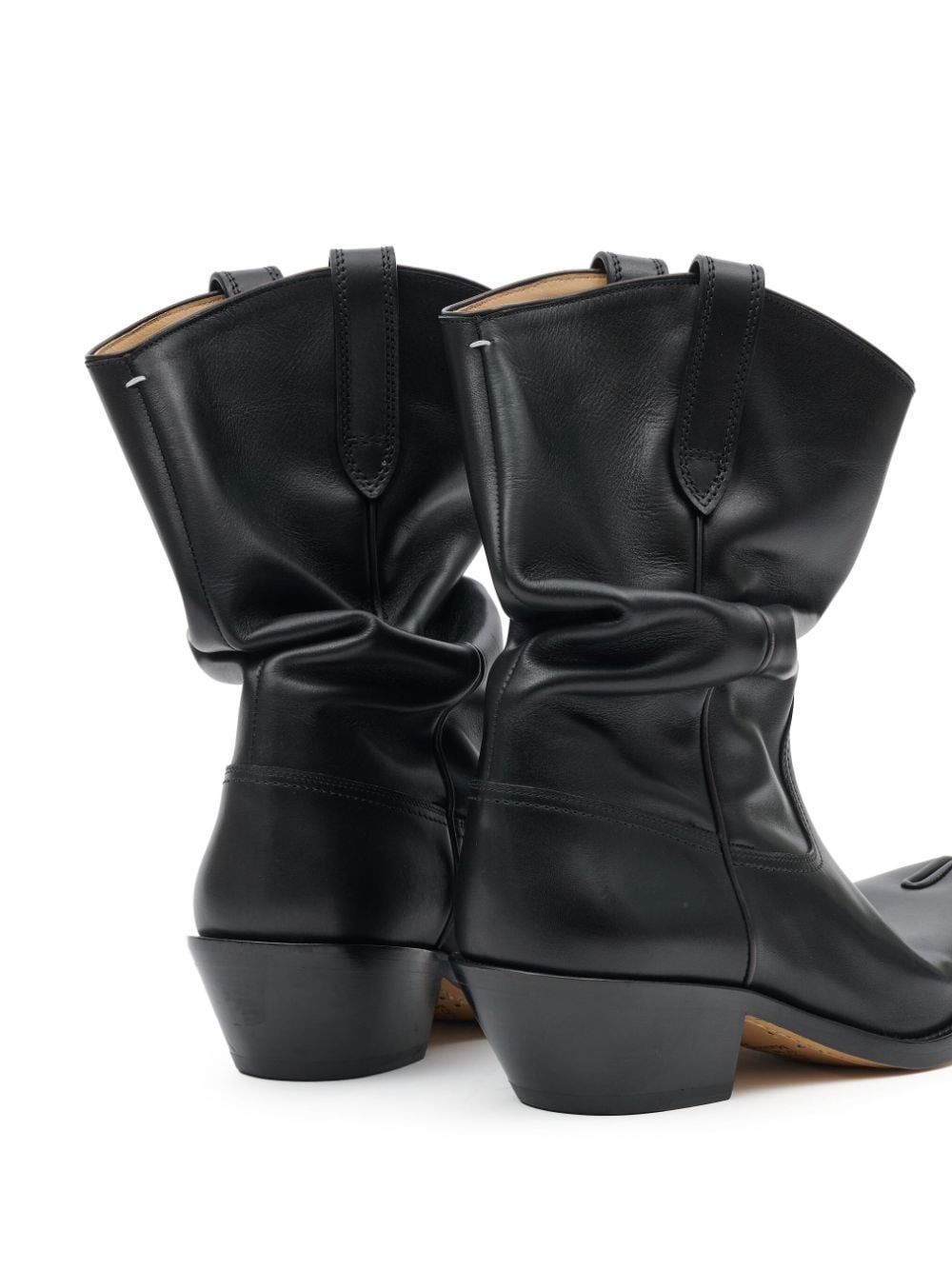 Tabi-toe leather boots - 4