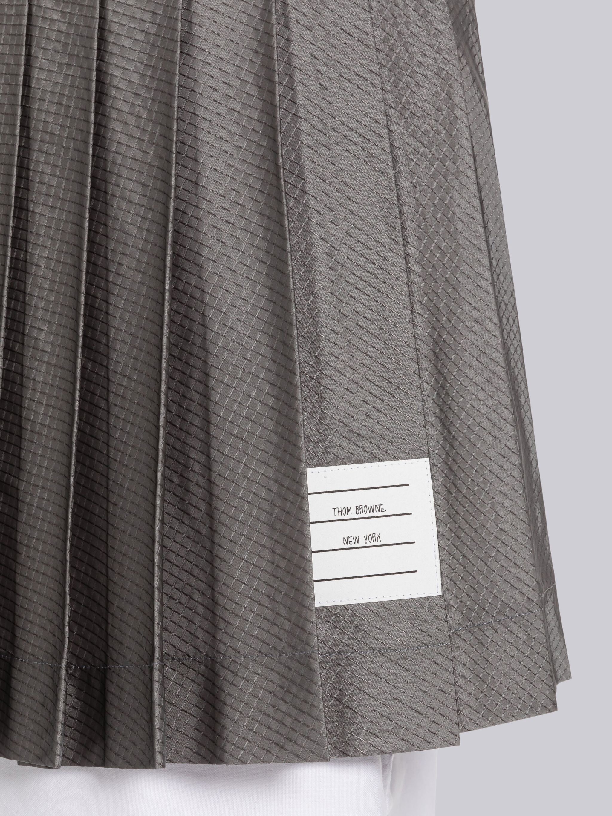 Ripstop Pleated Mini Skirt - 5
