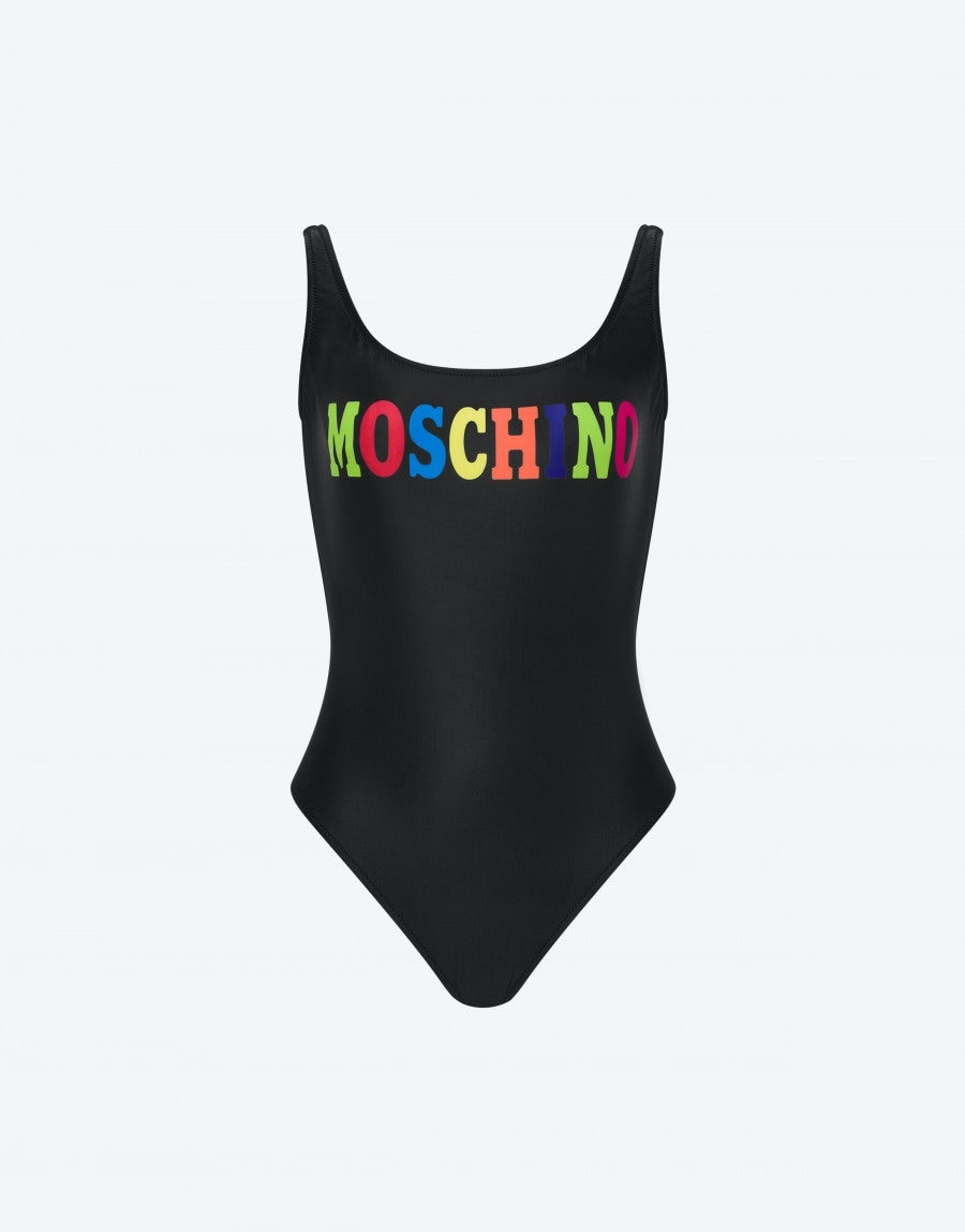 MULTICOLOR LOGO ONE-PIECE SWIMSUIT - 1