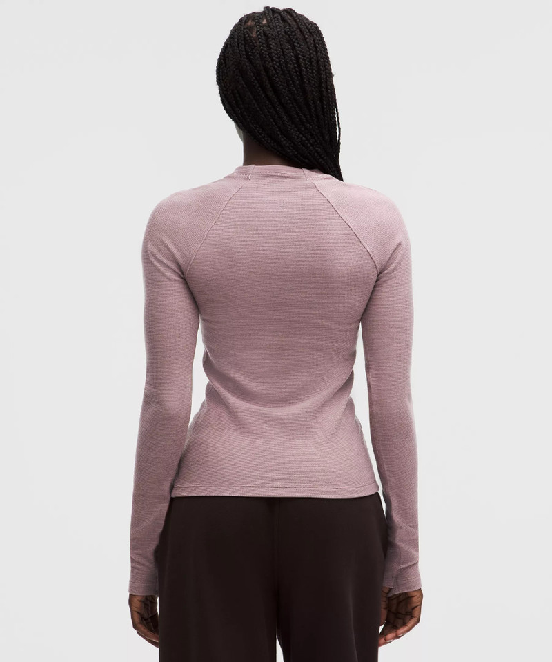 Waffle-Knit Crewneck Base Layer 3