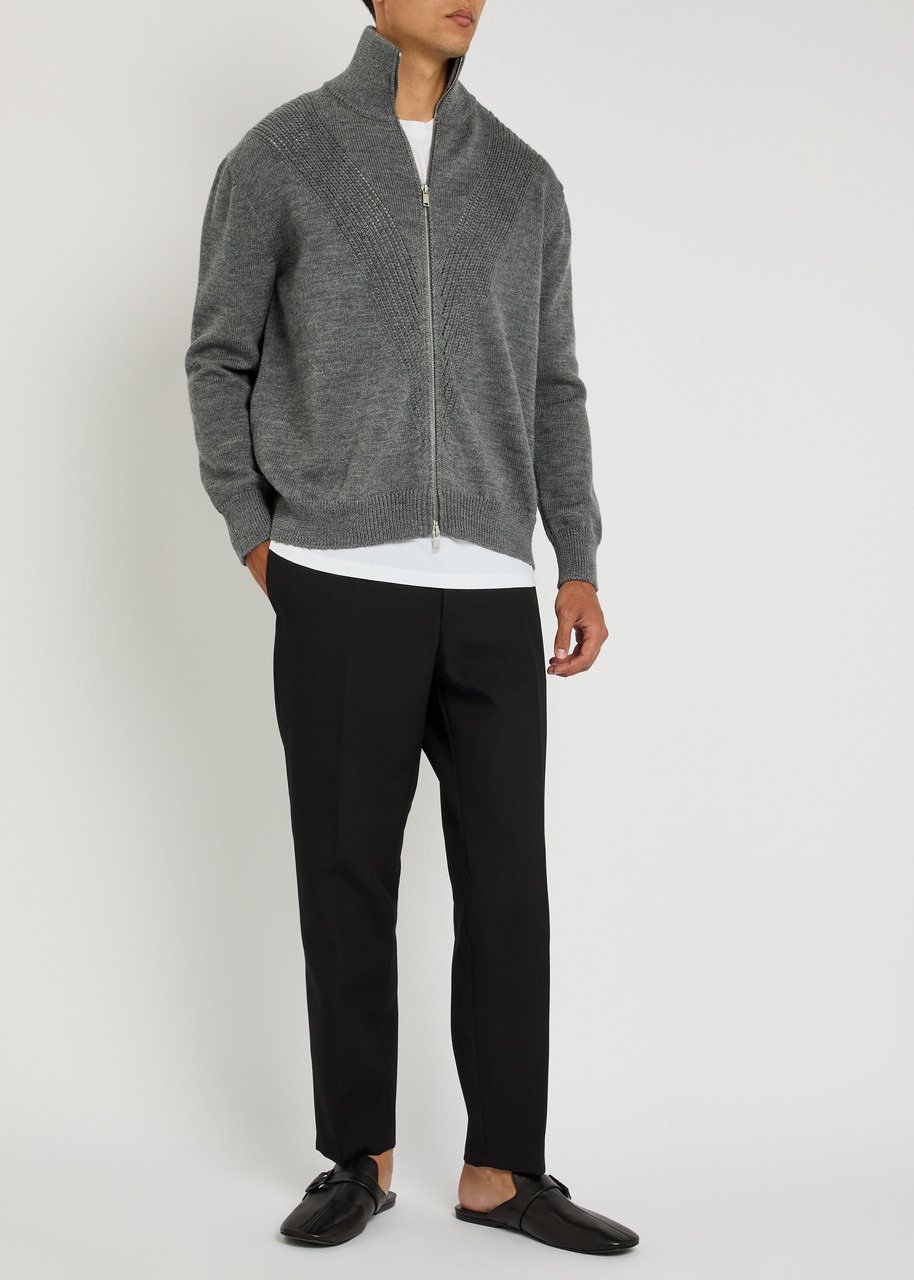 Jil Sander Melange Wool Cardigan - 4