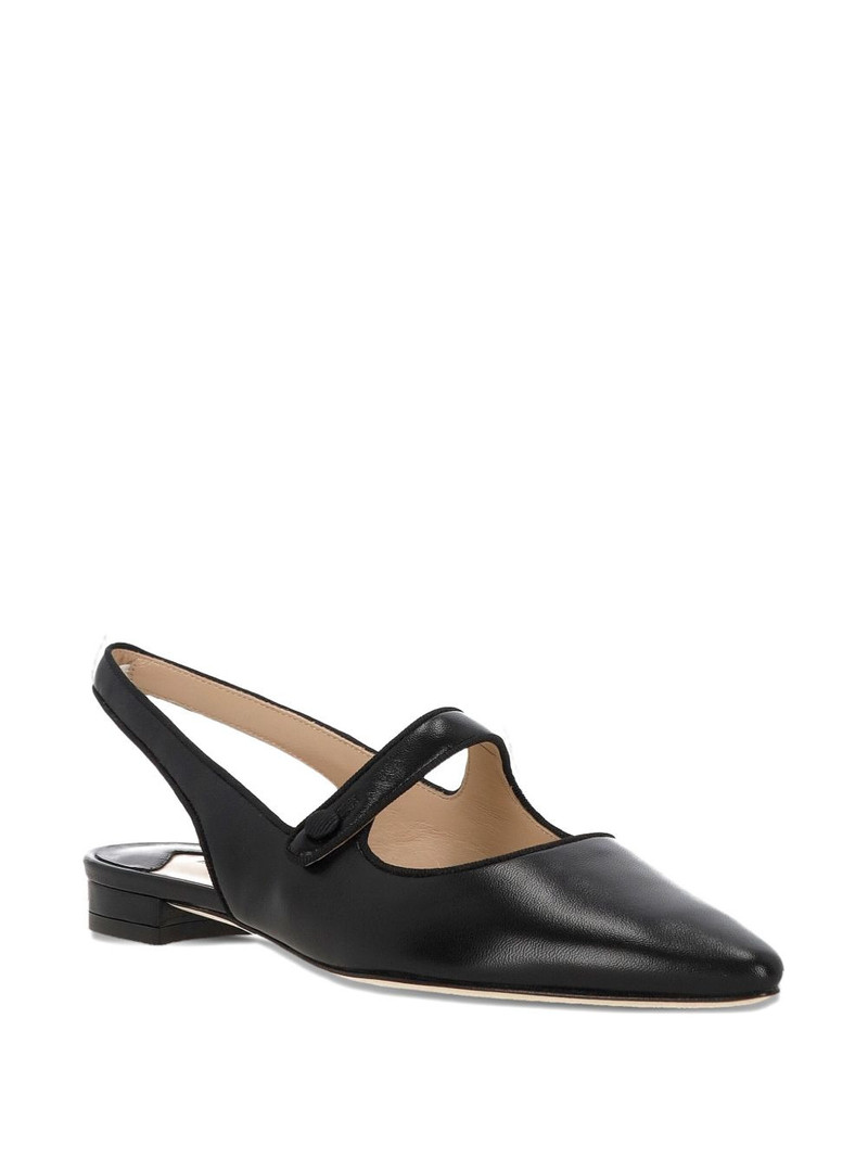 Manolo Blahnik sling-back flat pumps outlook