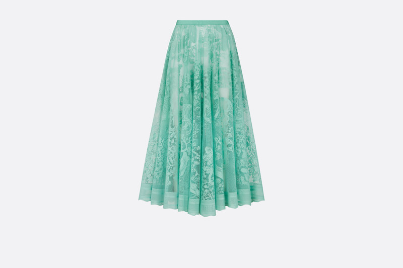 Dioriviera Flared Mid-Length Skirt 1