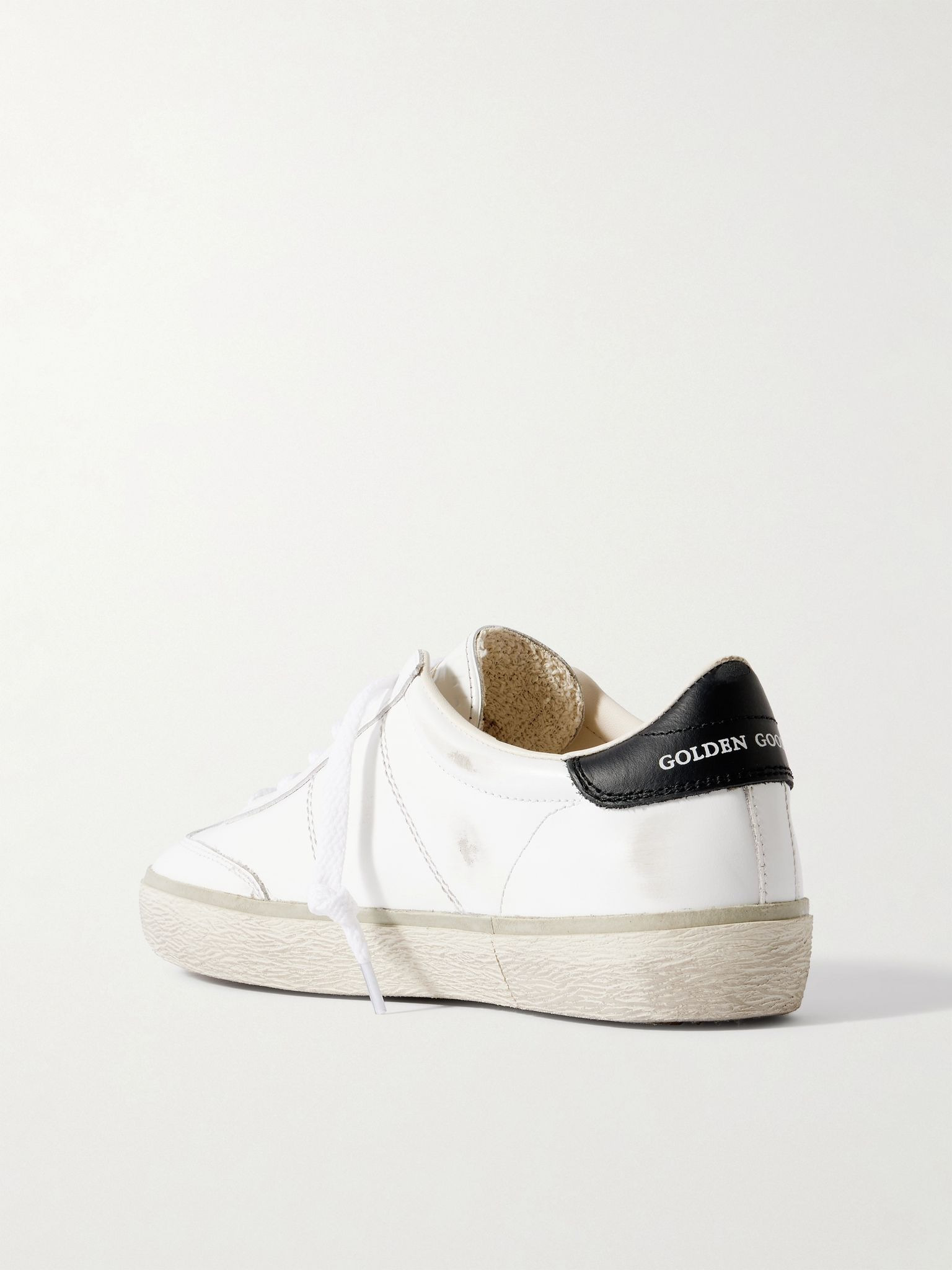 Soul-Star distressed leather sneakers White - 3