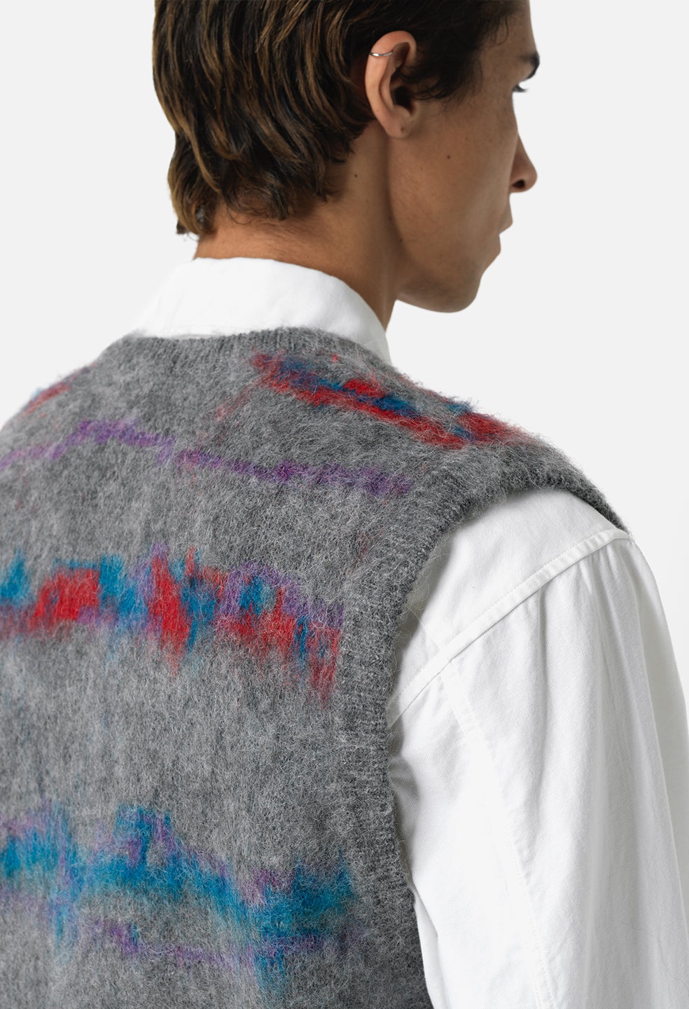 MOHAIR JACQUARD VEST - 6