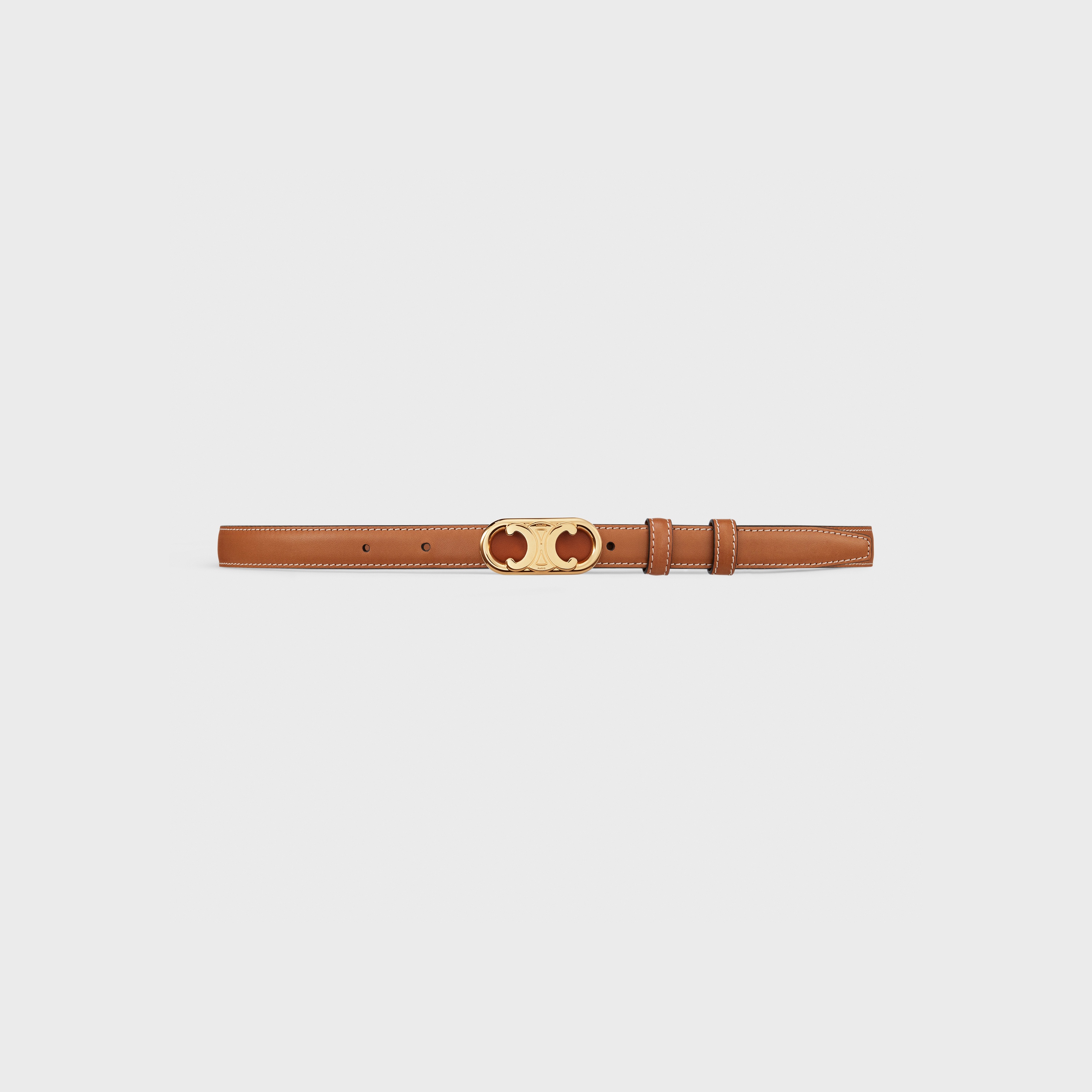 SMALL MAILLON TRIOMPHE BELT in Natural Calfskin - 1