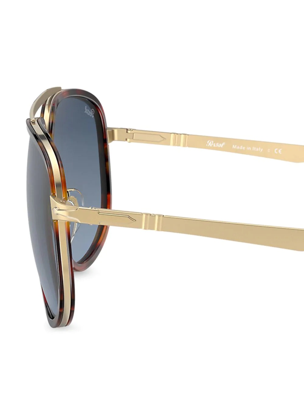 tortoiseshell aviator sunglasses - 3