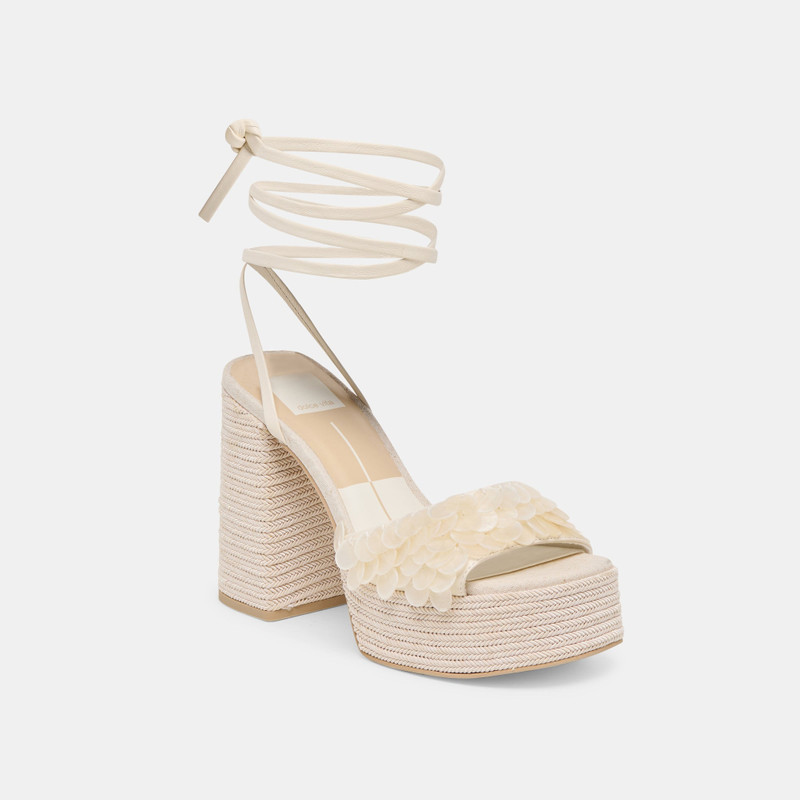 DORTHY CONFETTI HEELS IVORY LEATHER 3