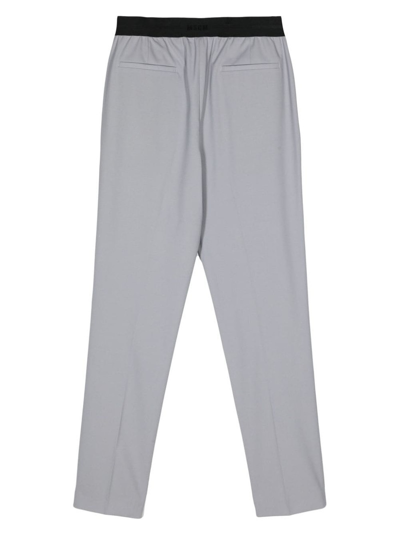 MSGM straight-leg tailored trousers outlook