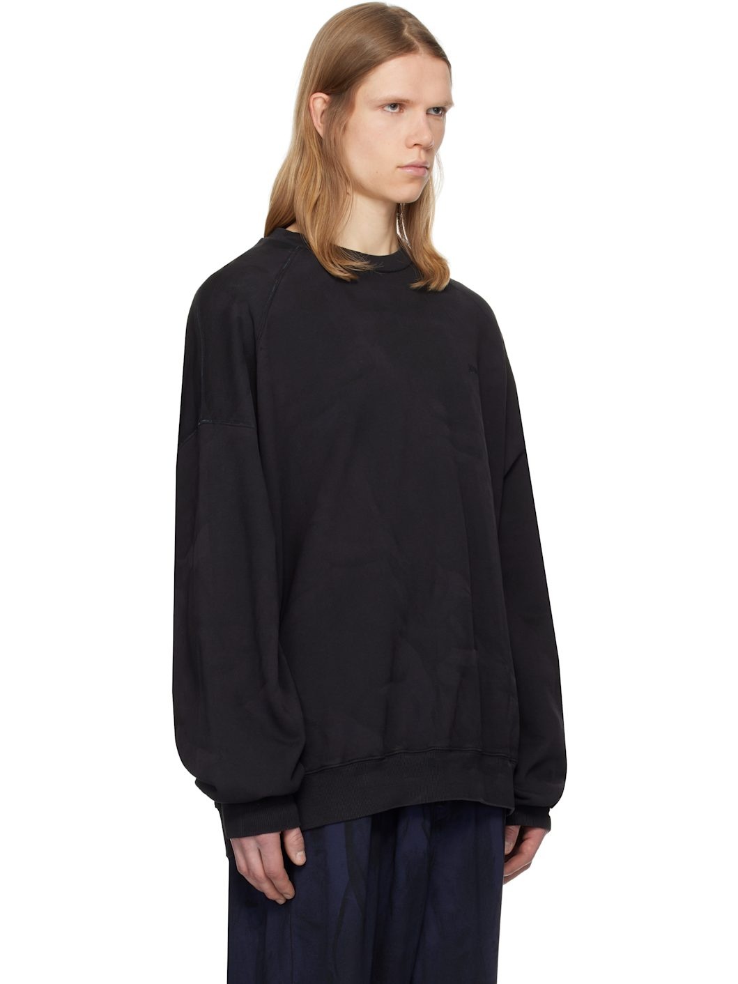 Juun. J Black New Dyeing Sweatshirt - 2