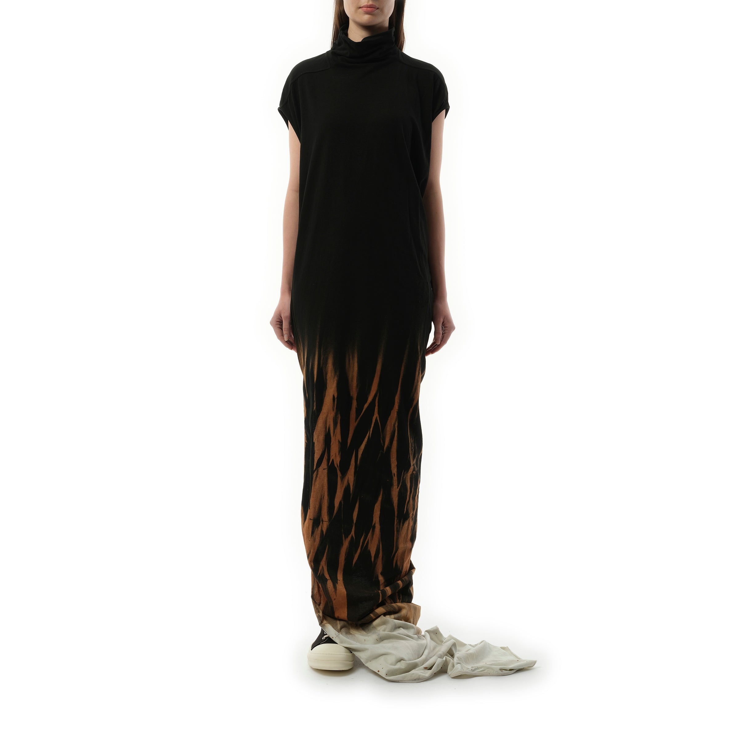 EDFU T Dress in Black/Terra - 4