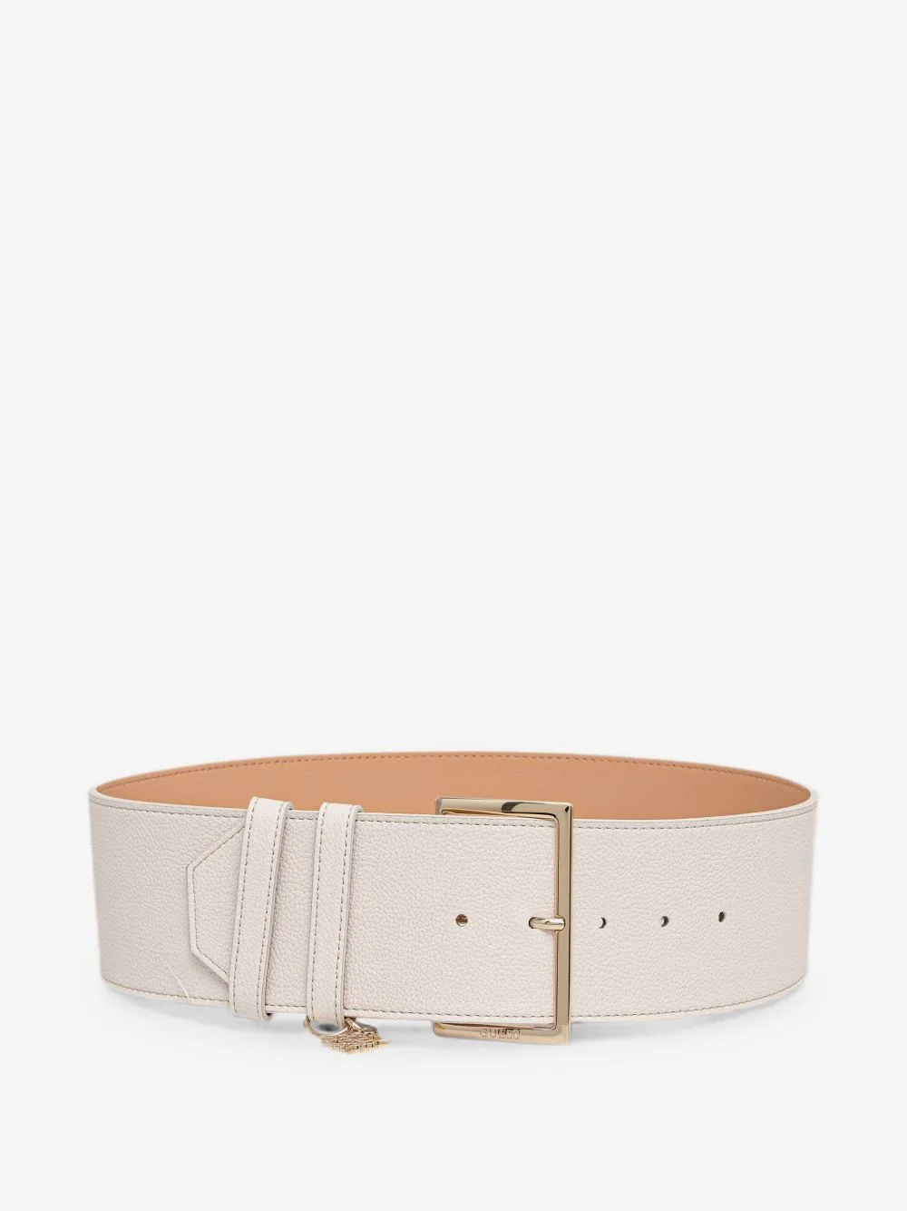 Danya logo-charm wide belt - 1