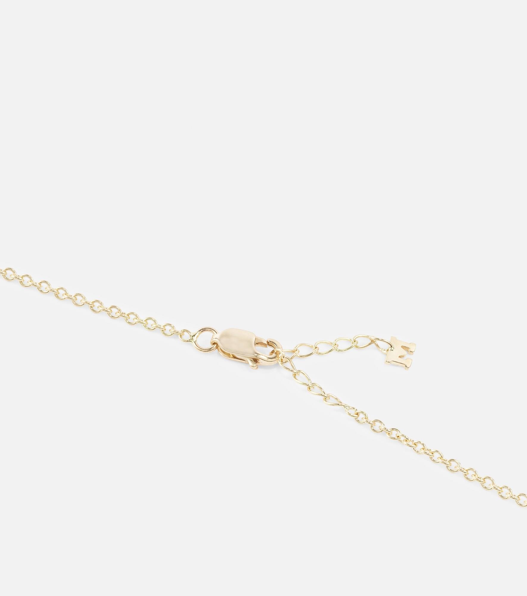 14kt gold necklace with diamonds - 2